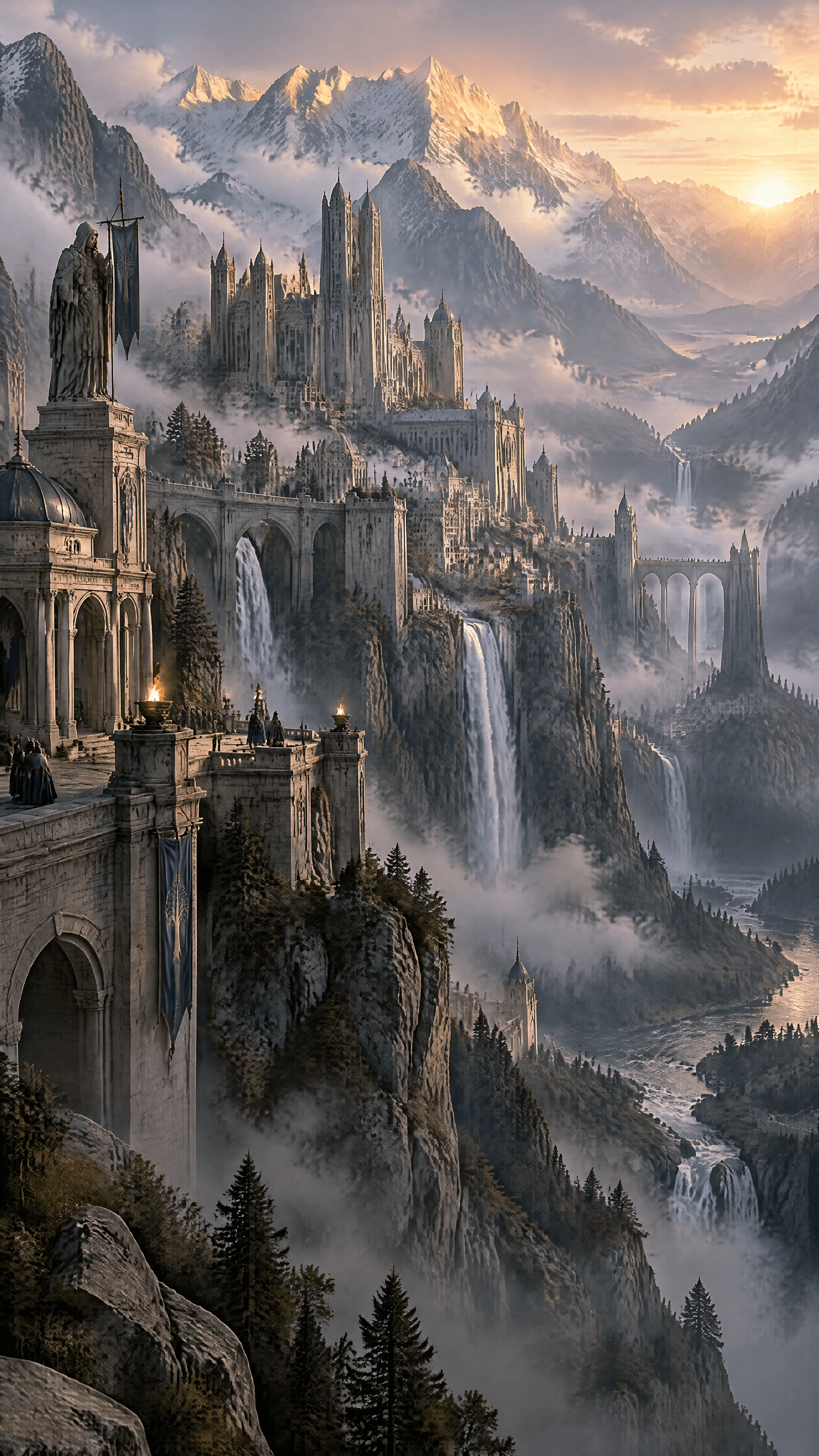 Fantasy-Konzeptzeichnungen